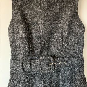 Banana Republic tweed midi with belt